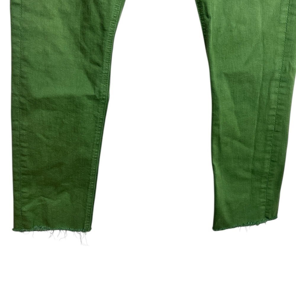 Mother The Mid Rise Dazzler Ankle Fray Play Date in Juniper Size 29 - Picture 5 of 13
